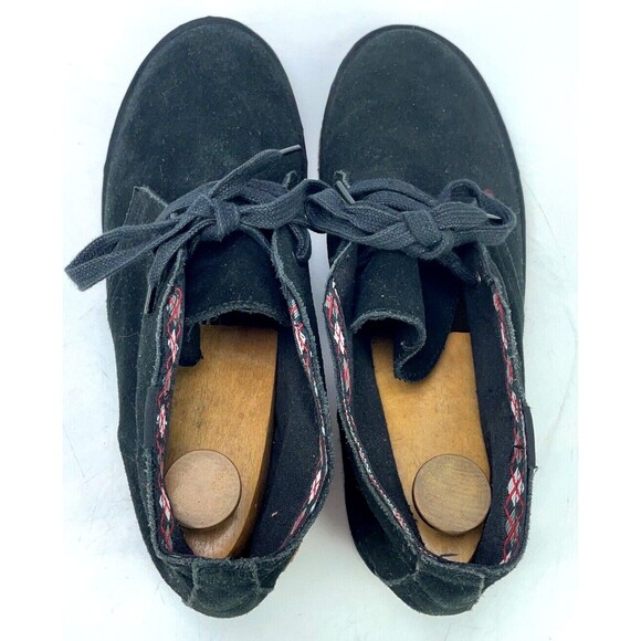 PHAT FARM Black Leather Upper Suede Mens Lace Up Booties Shoes Size US 13 EU 47 main image 8